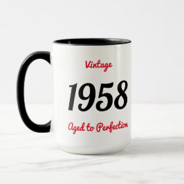 ヴィンテージ 1958 完熟 60歳 誕生日パーティー マグカップ