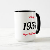 ヴィンテージ 1958 完熟 60歳 誕生日パーティー マグカップ (正面右)