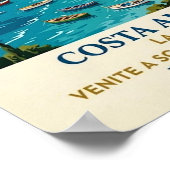 ヴィンテージ 1960年代 ポジターノ イタリア 旅行ポスター ポスター (角)