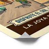 ヴィンテージ 1960年代 メキシコ コスメル 旅行ポスター ポスター (角)