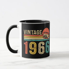 ヴィンテージ 1966 バースデーミュージック カセットテープ 誕生日 マグカップ