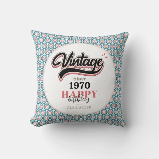 ヴィンテージ- 1970 クッション (正面)