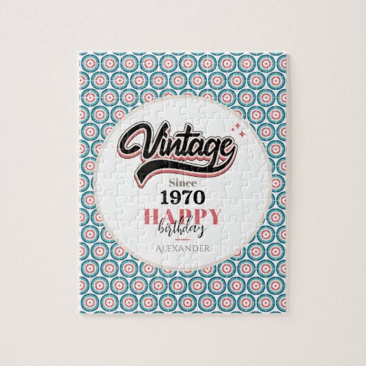 ヴィンテージ- 1970 ジグソーパズル (縦)