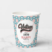 ヴィンテージ- 1970 紙コップ (裏面)