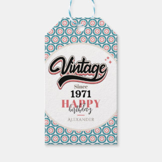 ヴィンテージ- 1971 ギフトタグ