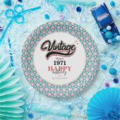 ヴィンテージ- 1971 ペーパープレート (パーティー)