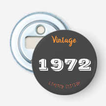 ヴィンテージ 1972年 55歳の誕生日 ボトルオープナー 限定