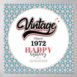 ヴィンテージ- 1972 ポスター