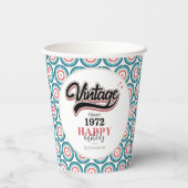 ヴィンテージ- 1972 紙コップ (裏面)