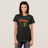 ヴィンテージ 1972 50歳の誕生日 Tシャツ (正面フル)