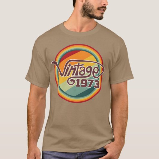 ヴィンテージ 1973 カーブ レトロ Tシャツ (正面)