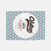 ヴィンテージ- 1973 フリースブランケット (正面(横))