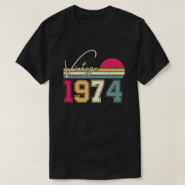 ヴィンテージ 1974年、50歳の誕生日プレゼント Tシャツ