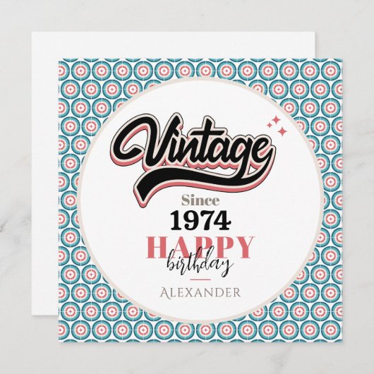 ヴィンテージ- 1974 (正面/裏面)