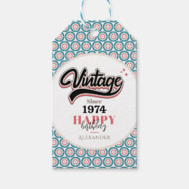 ヴィンテージ- 1974 ギフトタグ