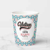 ヴィンテージ- 1974 紙コップ (裏面)
