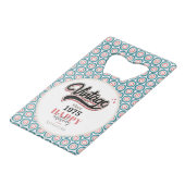 ヴィンテージ- 1975 クレジットカード栓抜き (正面アングル)