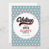 ヴィンテージ- 1975 サンキューカード (正面/裏面)