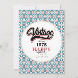 ヴィンテージ- 1975 サンキューカード