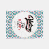 ヴィンテージ- 1975 フリースブランケット (正面(横))