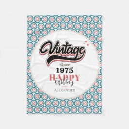 ヴィンテージ- 1975 フリースブランケット