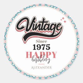 ヴィンテージ- 1975 ラウンドシール