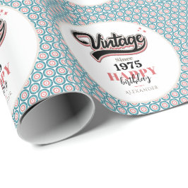 ヴィンテージ- 1975 ラッピングペーパー