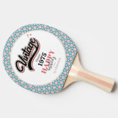 ヴィンテージ- 1975 卓球ラケット (横)