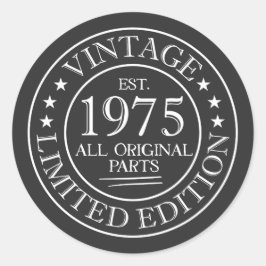ヴィンテージ 1975 年 シール