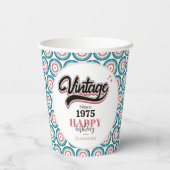 ヴィンテージ- 1975 紙コップ (裏面)