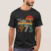 ヴィンテージ 1975 限定版 50歳の誕生日 Tシャツ (正面)