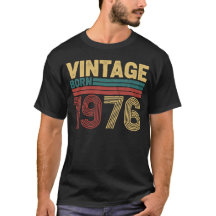 ヴィンテージ 1976年生まれのレトロ誕生日デザイン