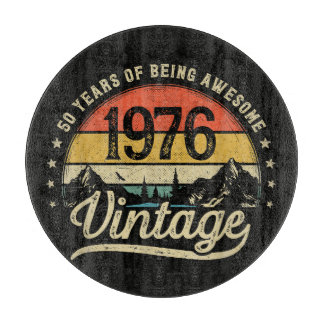 ヴィンテージ 1976年 50歳 50歳の誕生日 カッティングボード