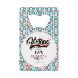 ヴィンテージ- 1976 クレジットカード栓抜き