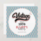 ヴィンテージ- 1976 サンキューカード (正面/裏面)