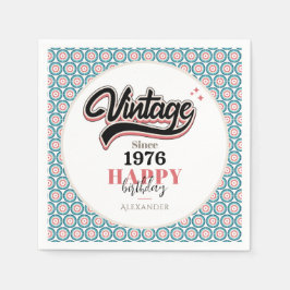 ヴィンテージ- 1976 スタンダードカクテルナプキン