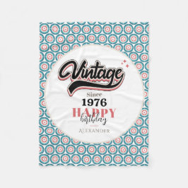 ヴィンテージ- 1976 フリースブランケット