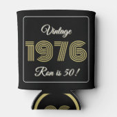 ヴィンテージ 1976 レトロ 誕生日 50歳の誕生日 缶クーラー (裏面)
