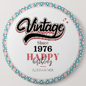 ヴィンテージ- 1976 缶バッジ (正面)