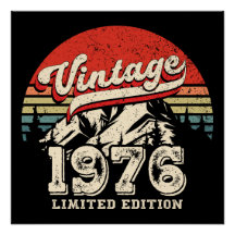 ヴィンテージ 1976 誕生日 レトロ 50歳 アウトドアバースデー