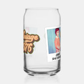 ヴィンテージ 1976 50歳誕生日 フォト ガラス缶 (左)