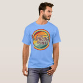 ヴィンテージ 1977 カーブ 面白い Tシャツ (正面フル)