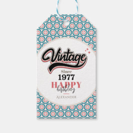 ヴィンテージ- 1977 ギフトタグ
