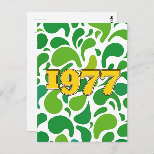 ヴィンテージ 1977 ポストカード (正面/裏面)