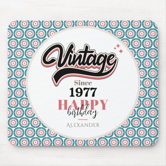 ヴィンテージ- 1977 マウスパッド (正面)