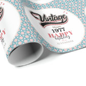 ヴィンテージ- 1977 ラッピングペーパー (ロールコーナー)