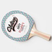 ヴィンテージ- 1977 卓球ラケット (横)