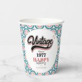 ヴィンテージ- 1977 紙コップ (裏面)