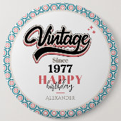 ヴィンテージ- 1977 缶バッジ (正面)