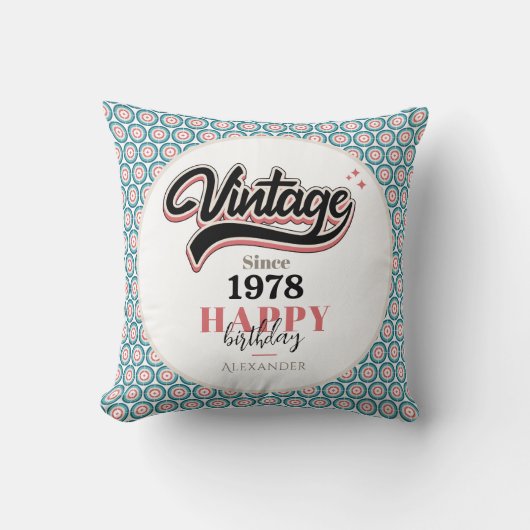 ヴィンテージ- 1978 クッション (正面)